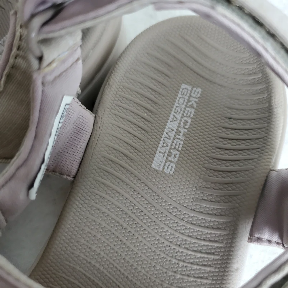 Sketchers on the go sandals with goga mat soles sz:7 - Picture 5 of 11
